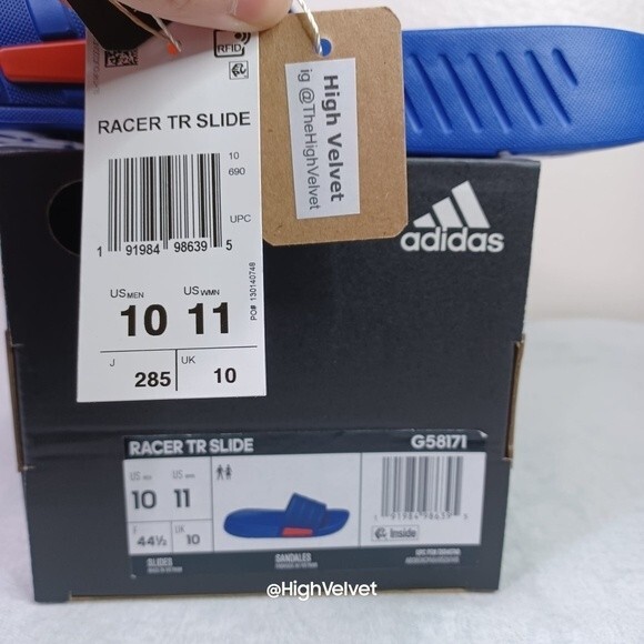 Adidas Racer TR Pool Slides sz M 10 / W 11 - Picture 8 of 8